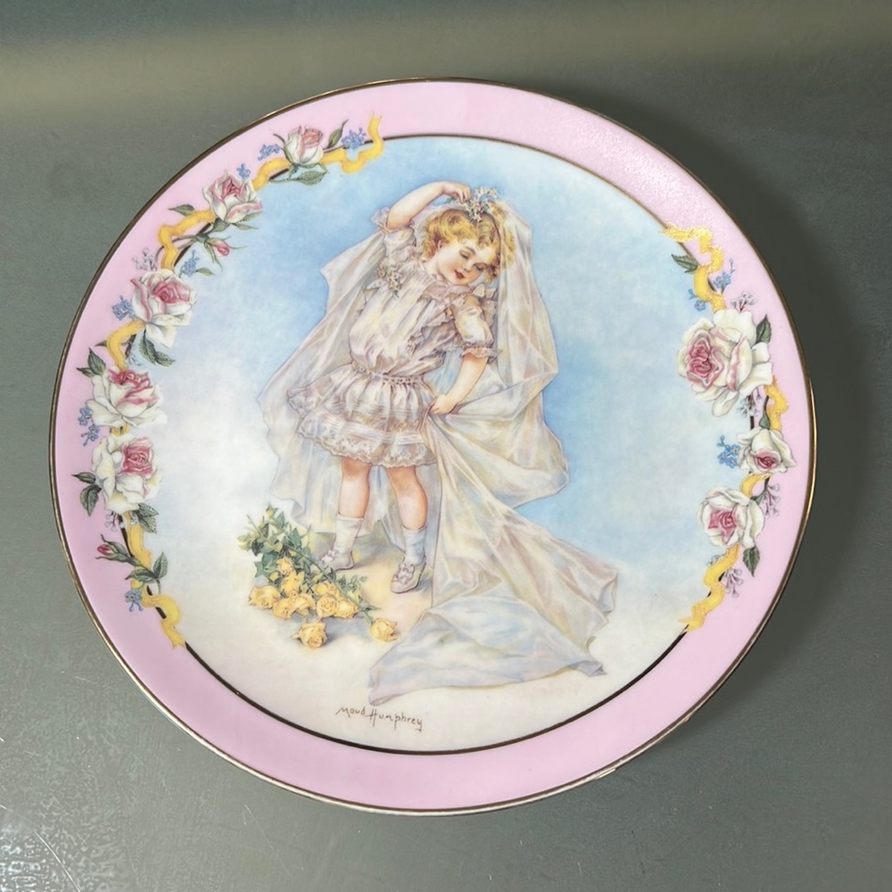 Maid Humphrey Bogart Collector Plate - Playing Bride